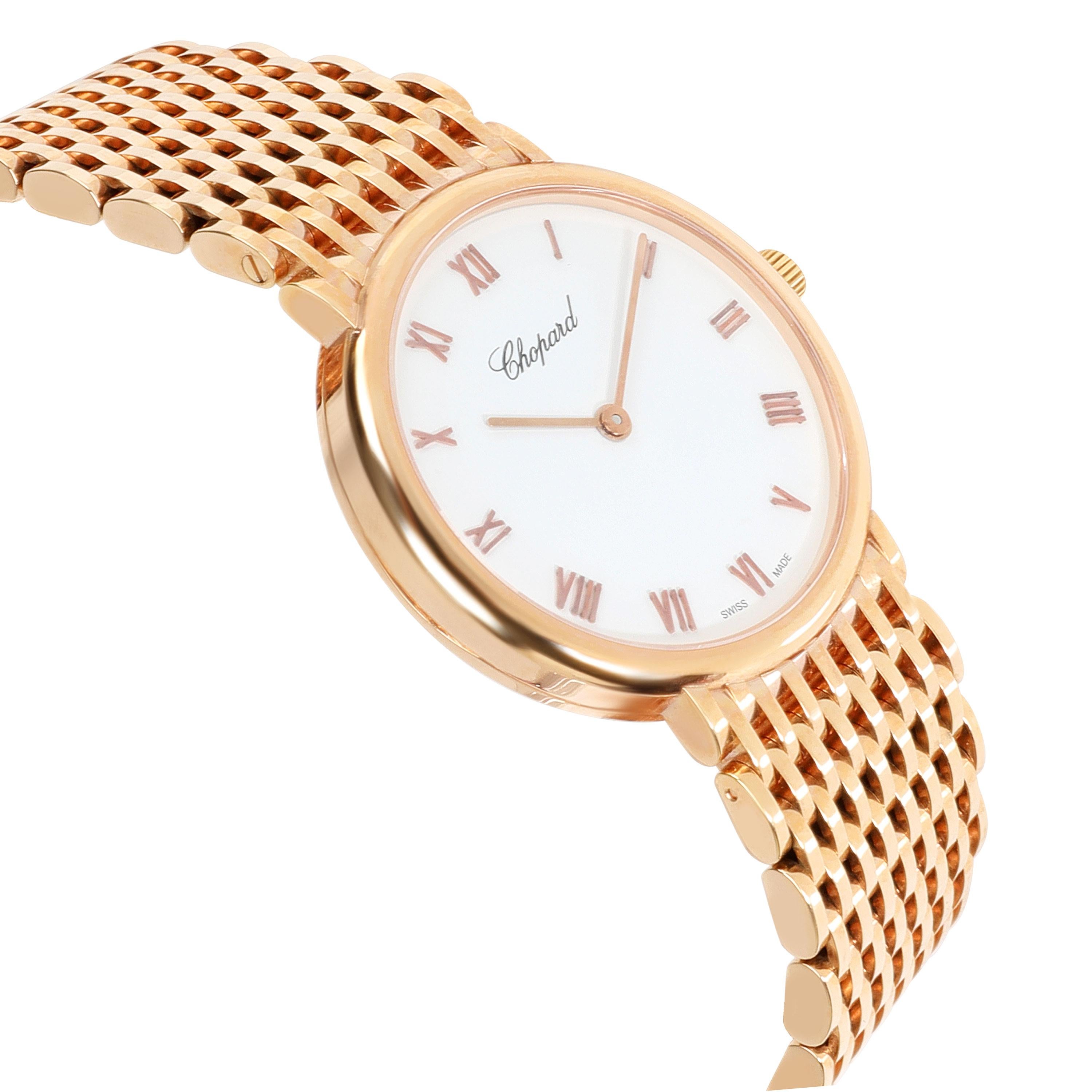 Brand New Chopard Classic 119392-5001 Women's Watch in 18kt Rose Gold In New Condition In New York, NY