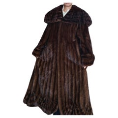 Brand New Christian Dior Demi Buff Mink Fur Swing Coat (Size 24 2XL))