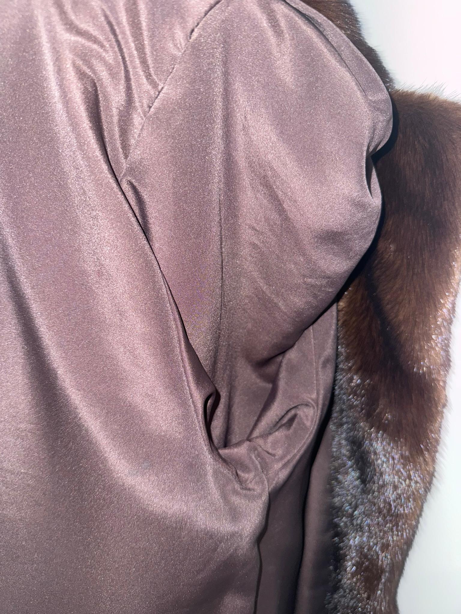 Nuevo abrigo de piel de visón Christian Dior talla 12 L en venta 9