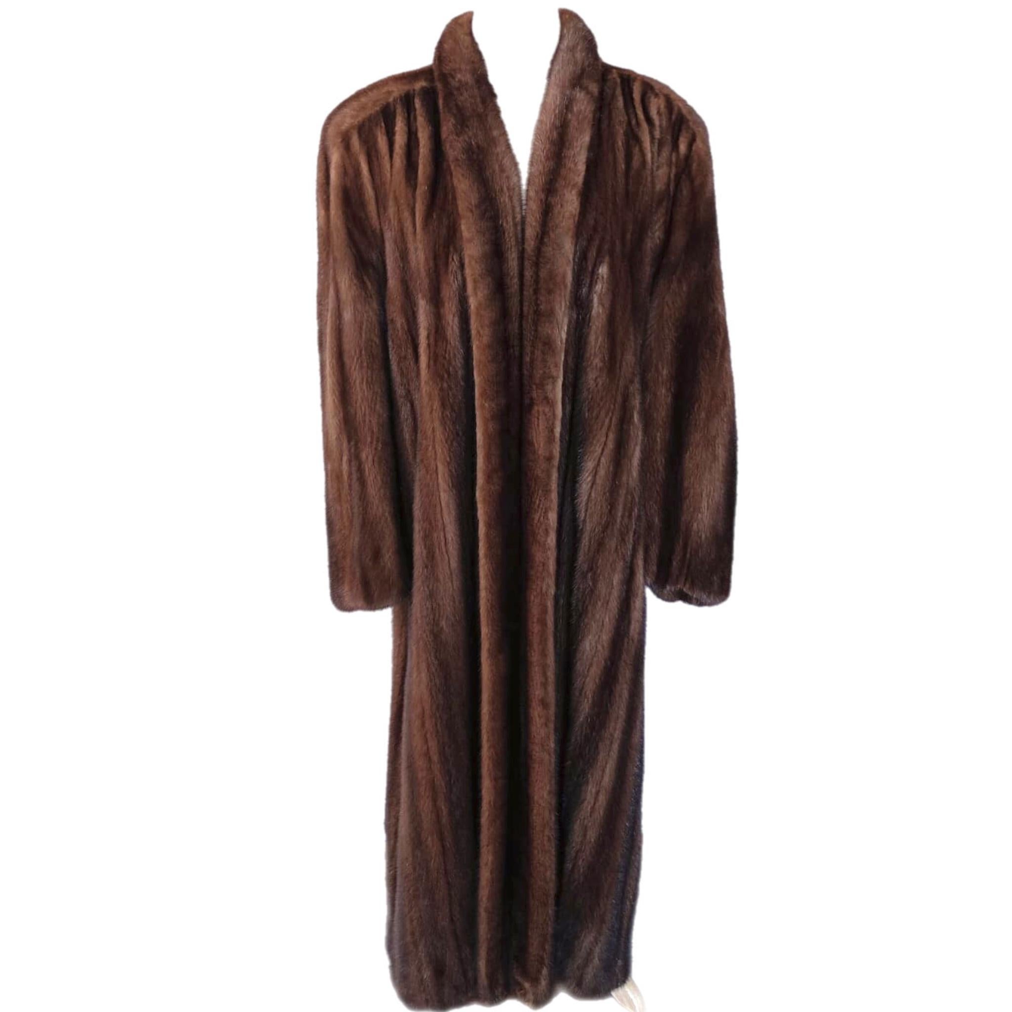 Christian Dior Demi Buff Mink Fur Swing Coat (Taglia 20 XL) In condizioni Nuovo in vendita a Montreal, Quebec