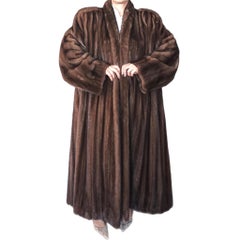 Brand New Christian Dior Demi Buff Mink Fur Swing Coat (Size 16 XL))