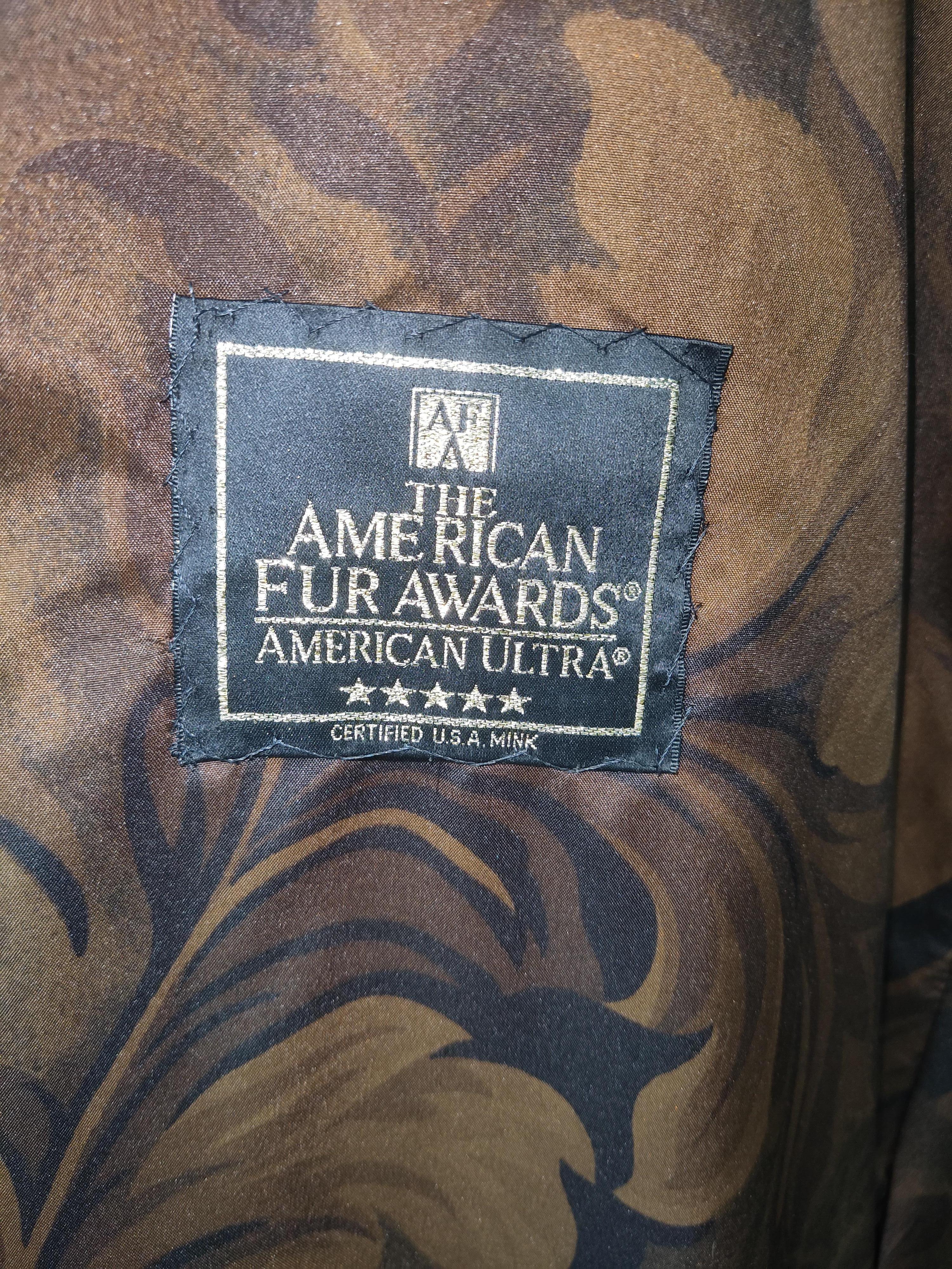 Brand New Christian Dior Demi Buff Mink Fur Swing Coat (Size 24 2XL)) For Sale 6