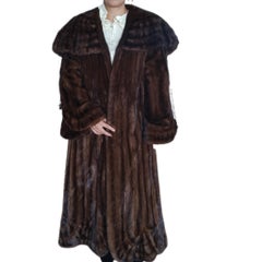 Brand New Christian Dior Demi Buff Mink Fur Swing Coat (Size 24 2XL))