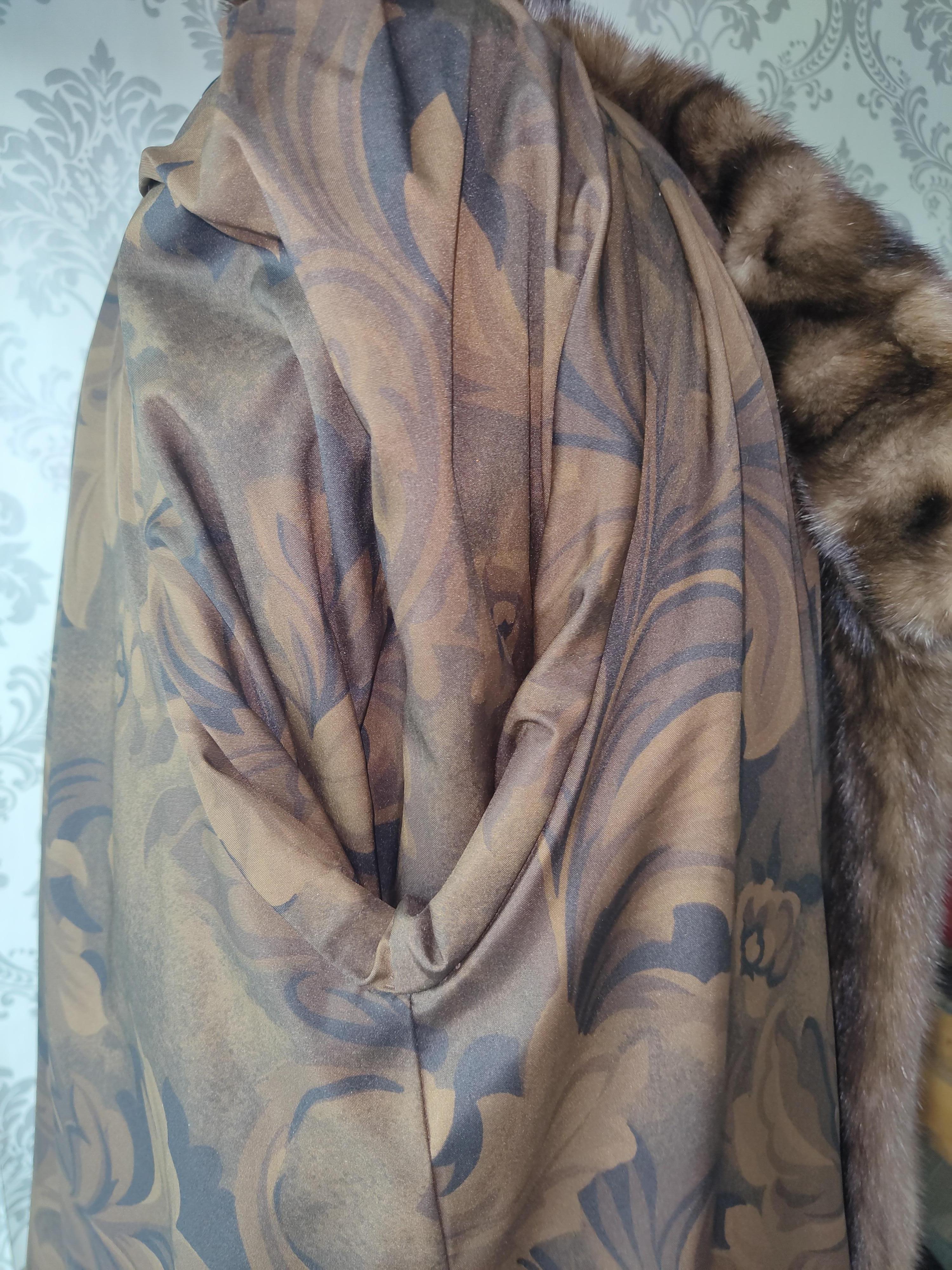 Brand New Christian Dior Demi Buff Mink Fur Swing Coat (Size 24 2XL)) For Sale 4