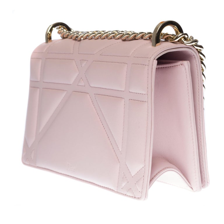 Dior Pink Diorama Leather Crossbody Bag Metal Pony-style calfskin  ref.516768 - Joli Closet