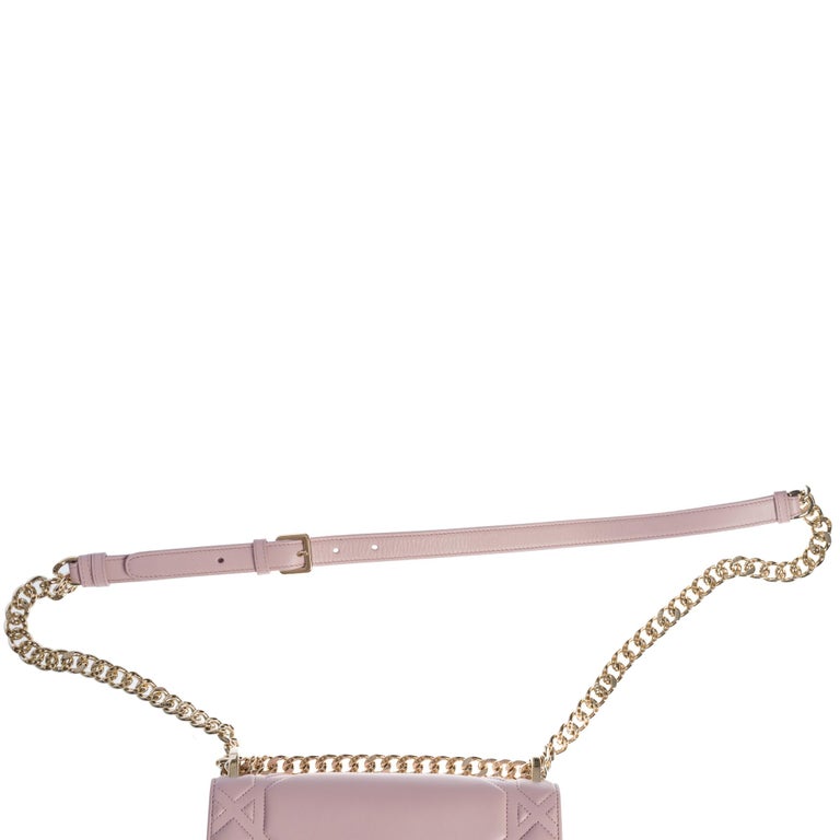 Diorama leather crossbody bag Dior Pink in Leather - 32239537