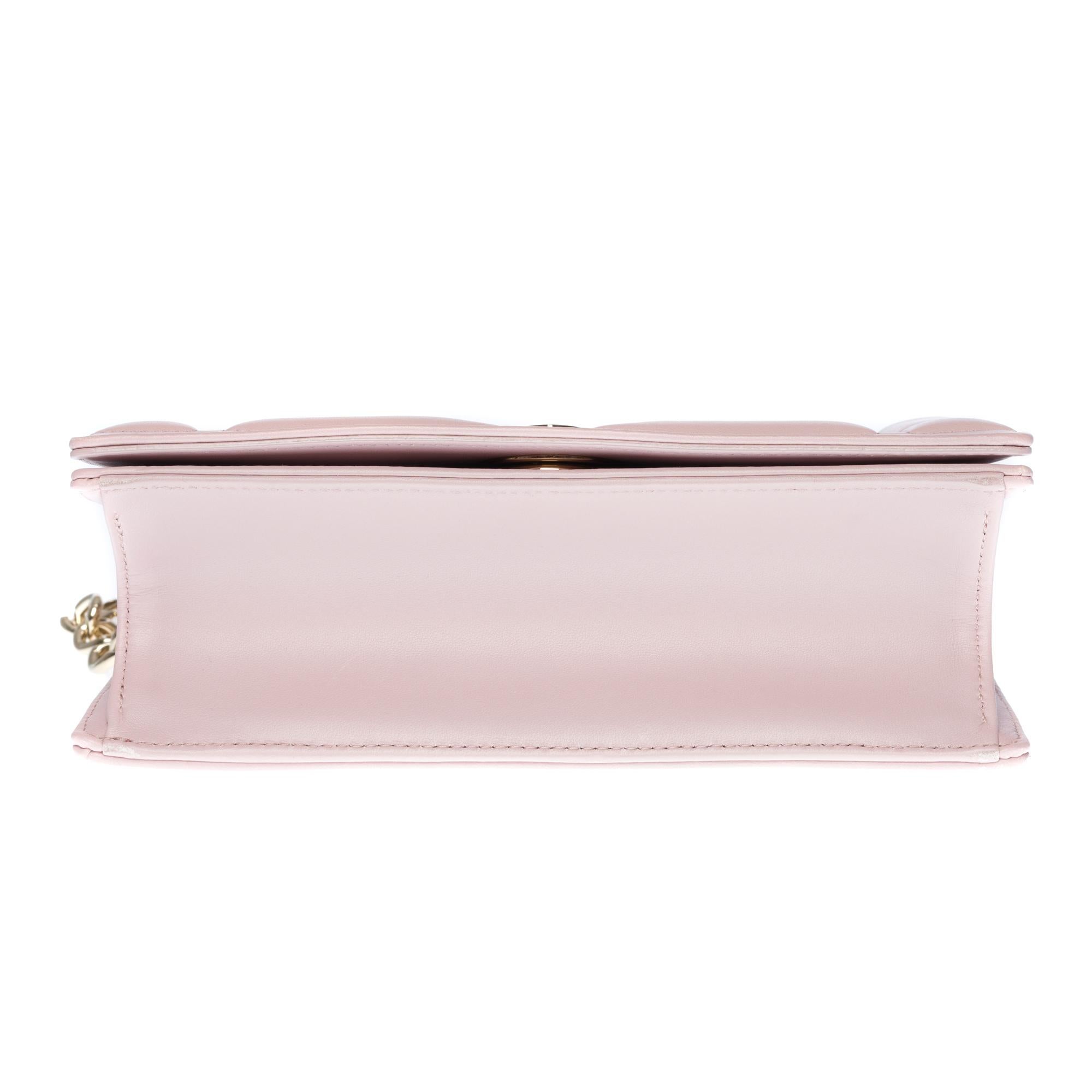 Women's Brand New /Christian Dior Diorama Shoulder bag in Pink cannage leather, SHW
