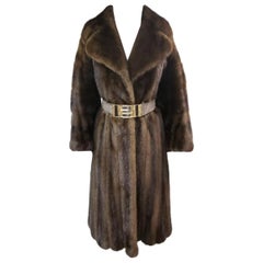 Vintage Christian dior mink fur coat size 18