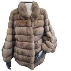 Brand new Sobol Tortora Russian Sable fur Jacket 45000$ tags