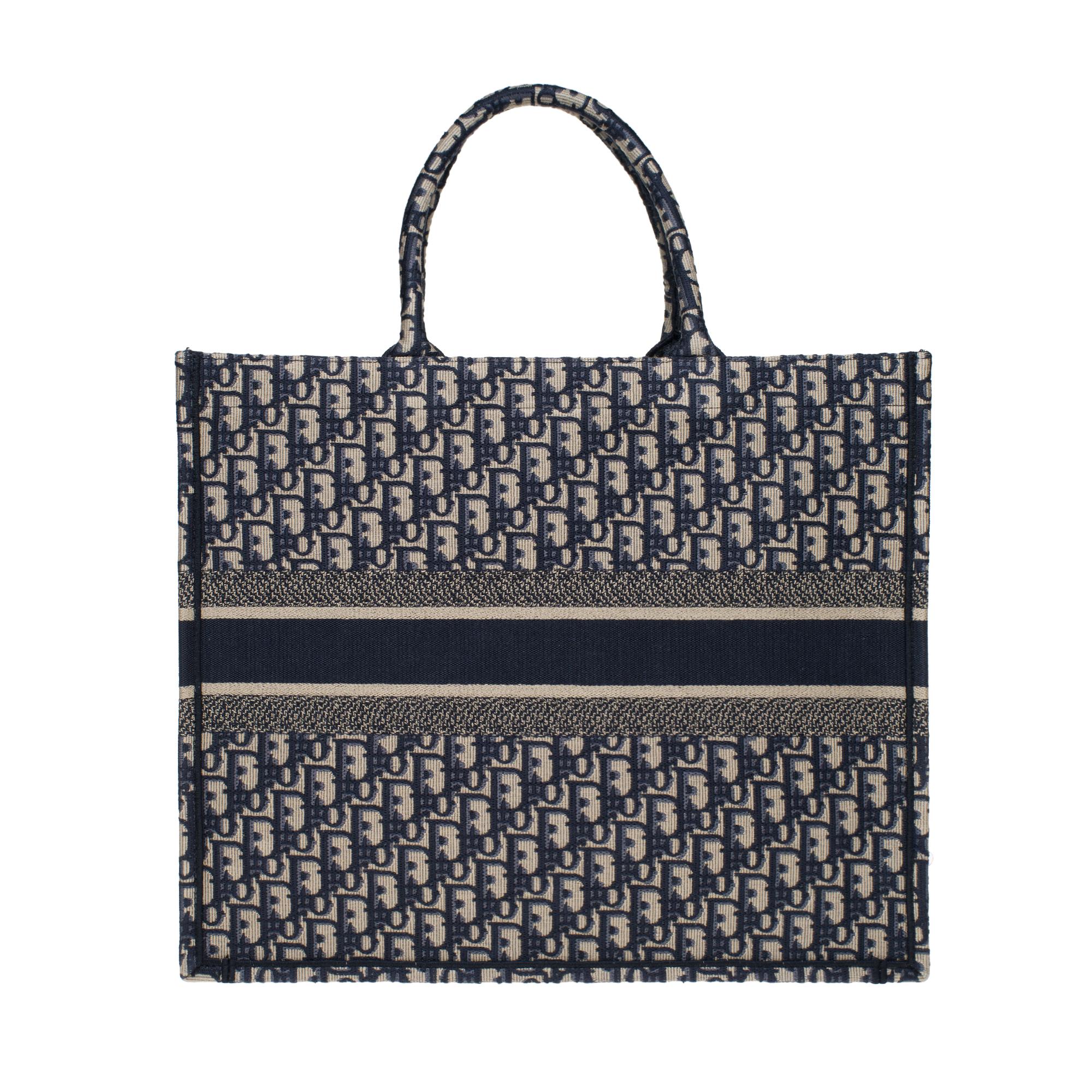 Brand New Christian Dior Book Tote bag GM in blue Monogram canvas at 1stDibs 50 ma 1129 christian dior tote bag blue dior monogram tote