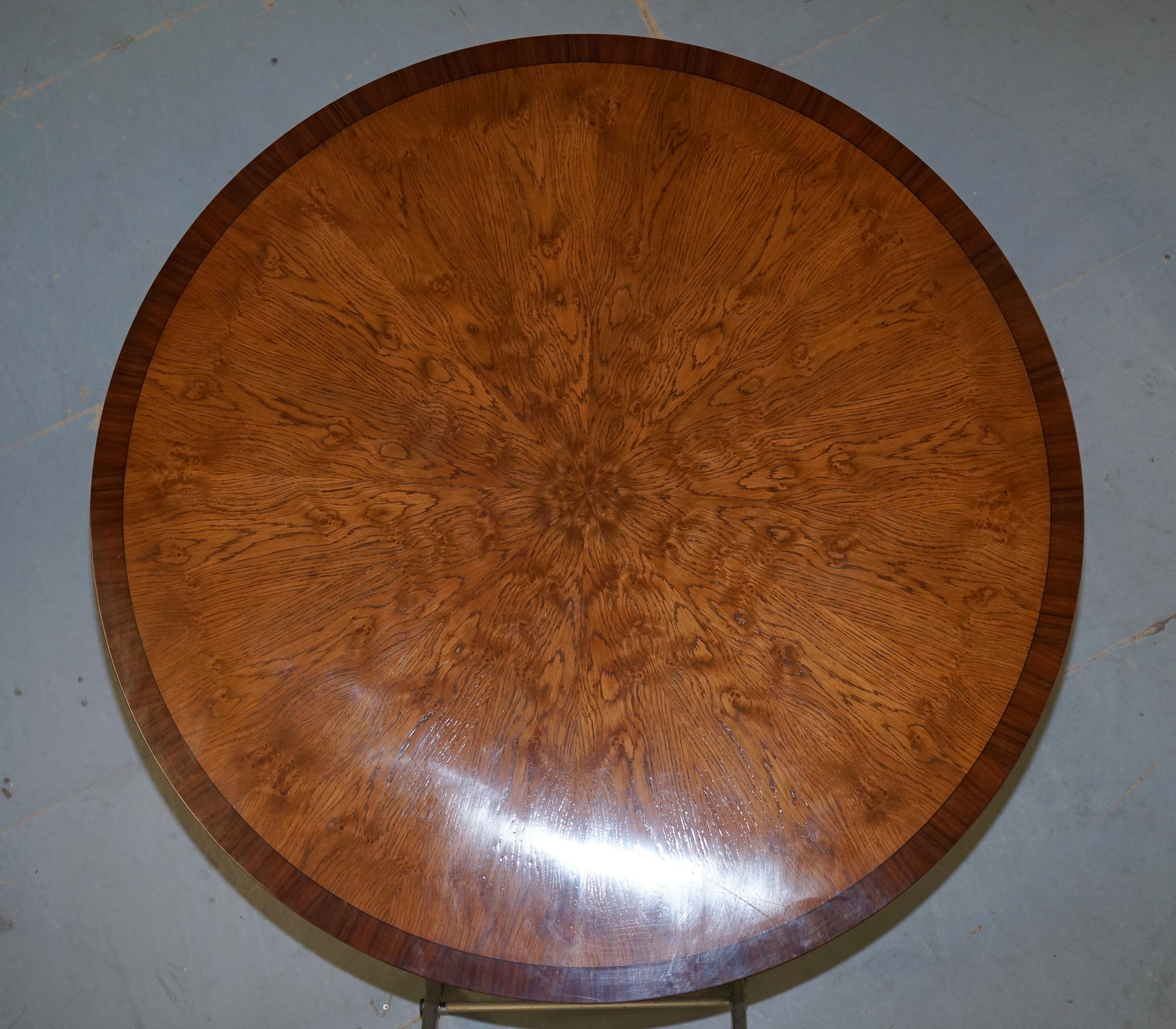 Brand New Cluster Pollard Oak Round Dining Tables Seats Four to Six People For Sale 3