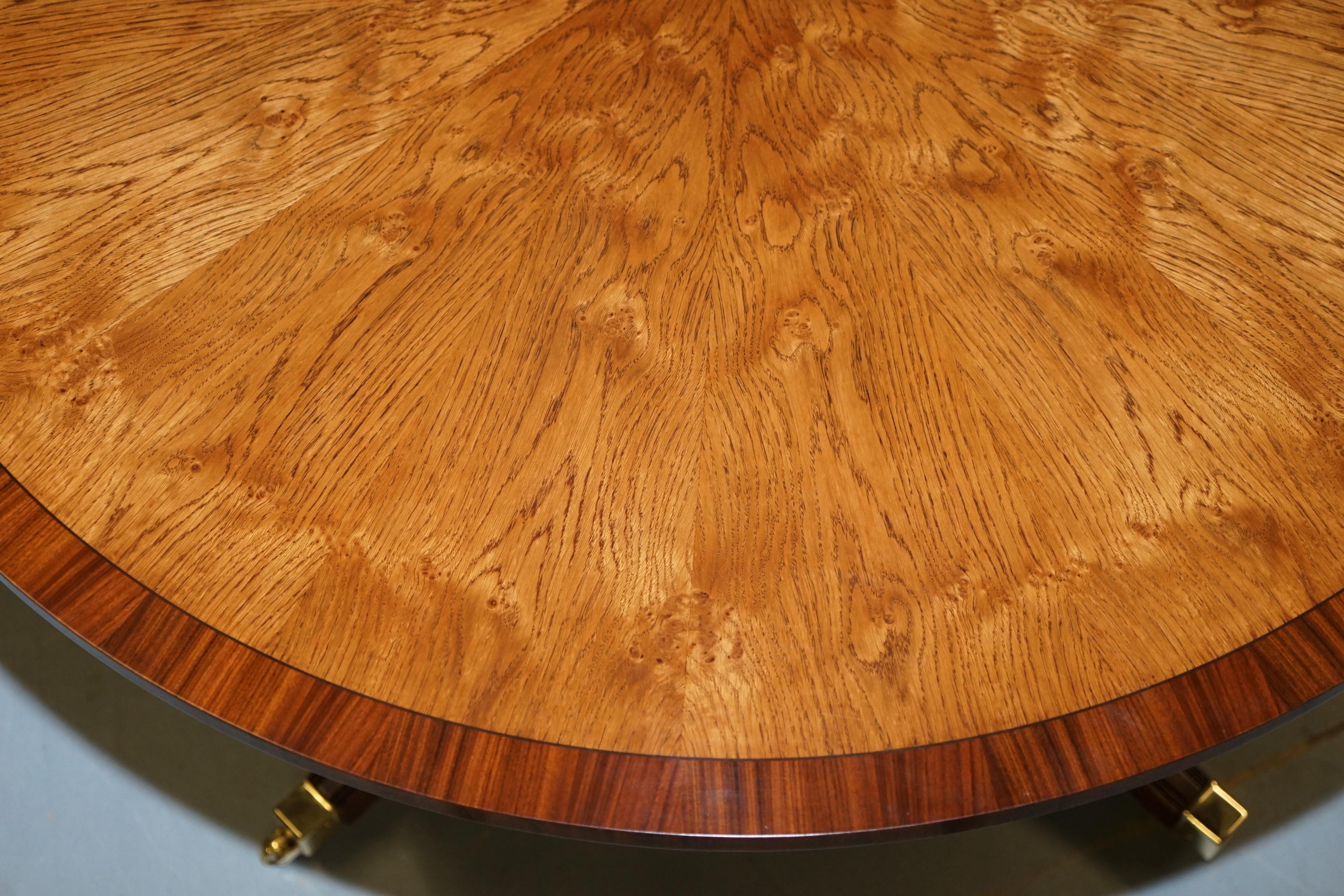 Brand New Cluster Pollard Oak Round Dining Tables Seats Four to Six People For Sale 10