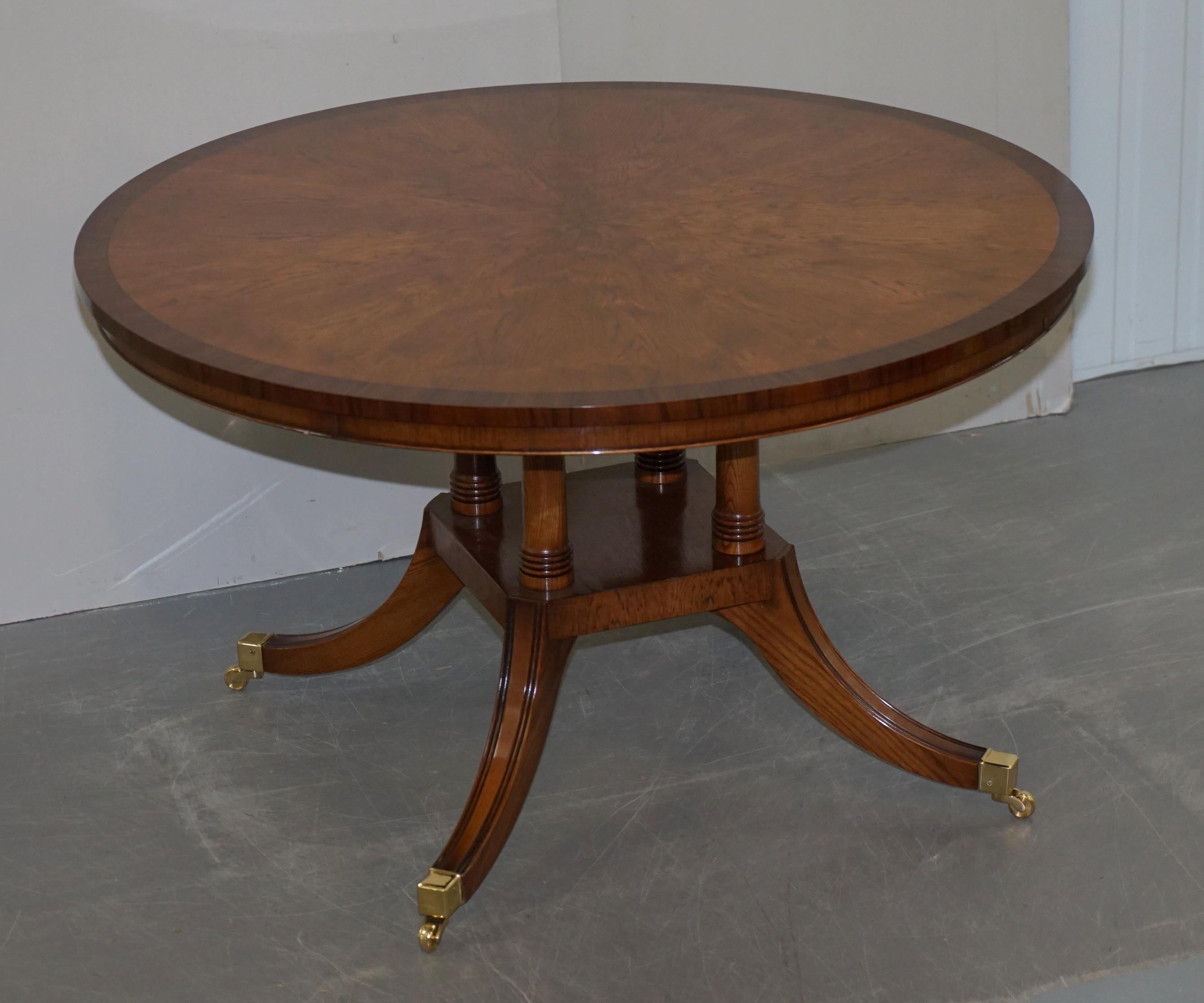 We are delighted to offer for sale this stunning brand new Cluster Pollard Oak round dining table

This table is brand new, I have a few left in the Cluster Oak. At the moment all the other tables are in the white, what that means is they haven’t