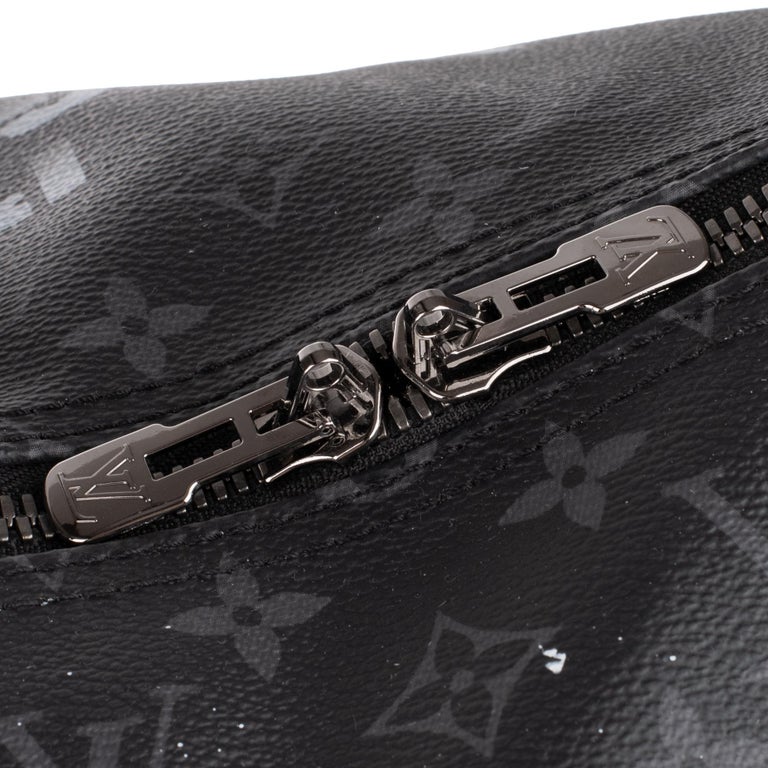 Brand New Customized BATBAG :  Louis Vuitton Keepall 55 Eclipse strap! 6
