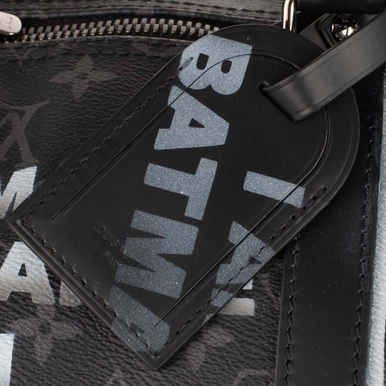 Brand New Customized BATBAG :  Louis Vuitton Keepall 55 Eclipse strap! 1