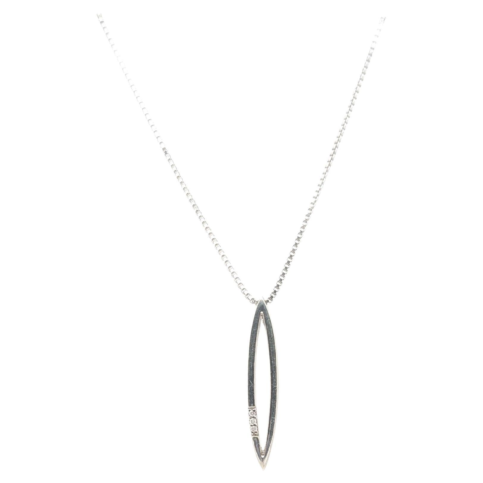 Brand New Designer Hot Diamonds Brand Sterling Silver Pendant Necklace