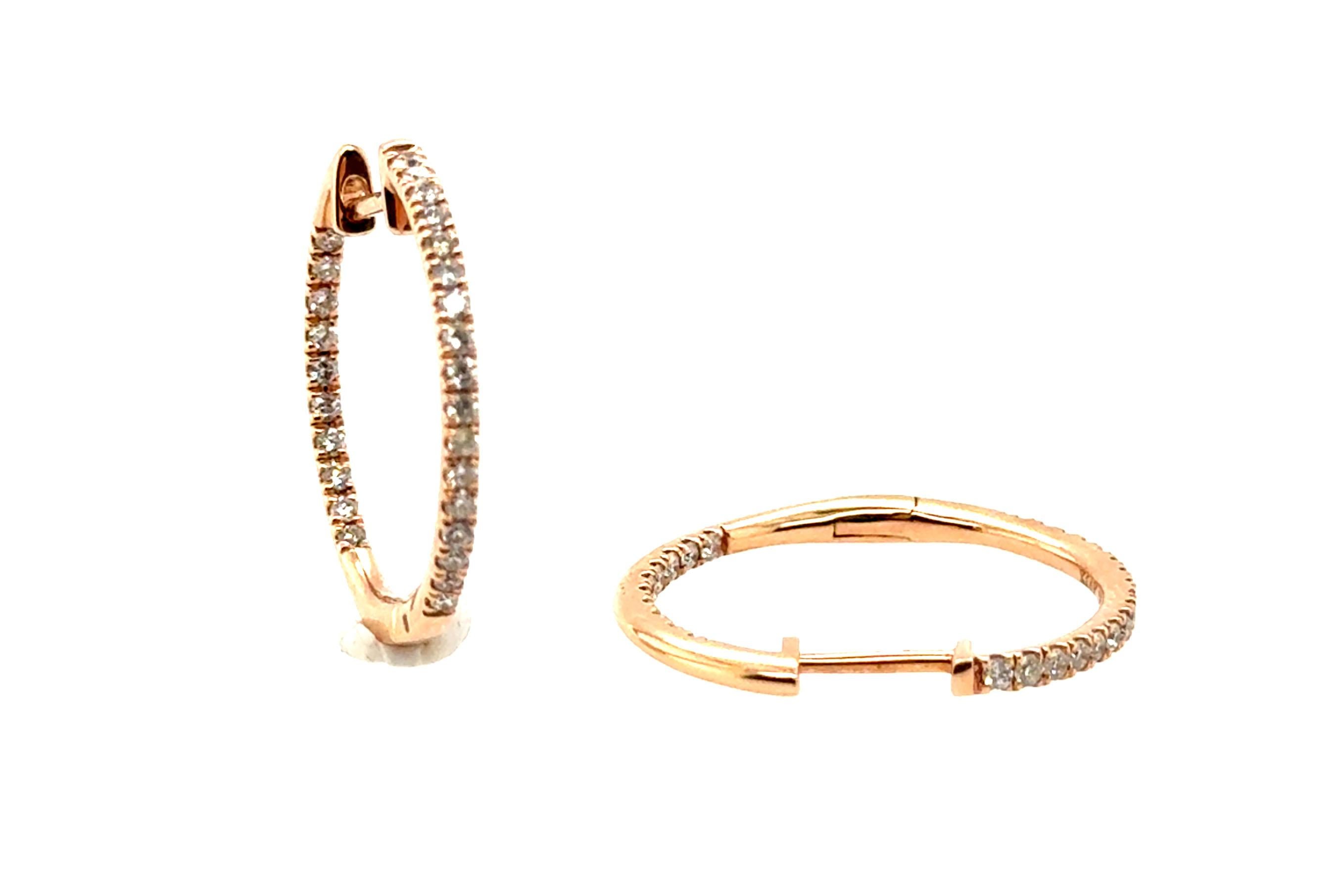 Pendientes de aro de diamantes .50cttw de oro rosa de 14 quilates a estrenar


Con 54 Diamantes Brillantes Redondos Naturales Genuinos D-F/VS

Diamantes 100% naturales

Peso del diamante: 0,50 quilates

Oro rosa de 14 quilates

Sencillo pero
