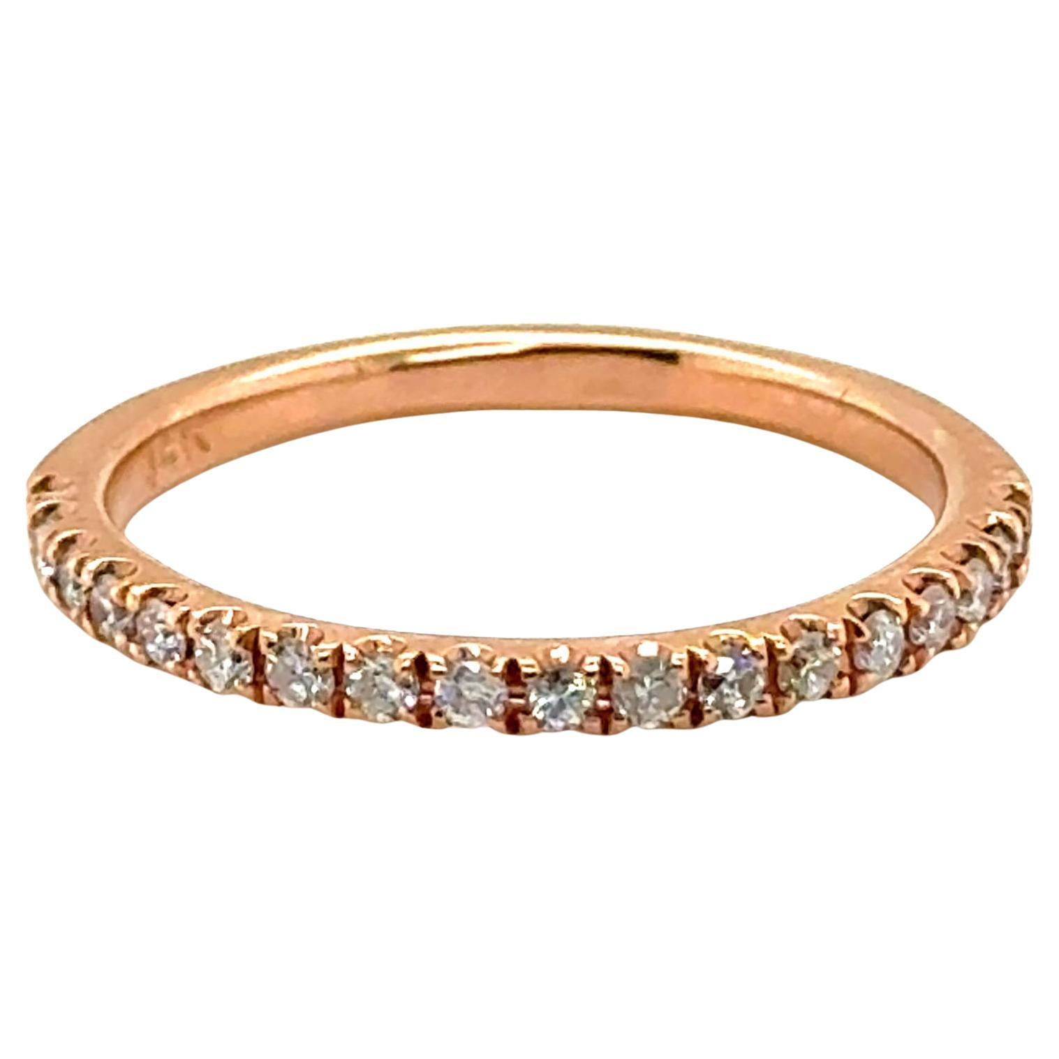 Brand New Diamond Wedding Ring Anniversary Band .25ct Mined 14K Rose Gold