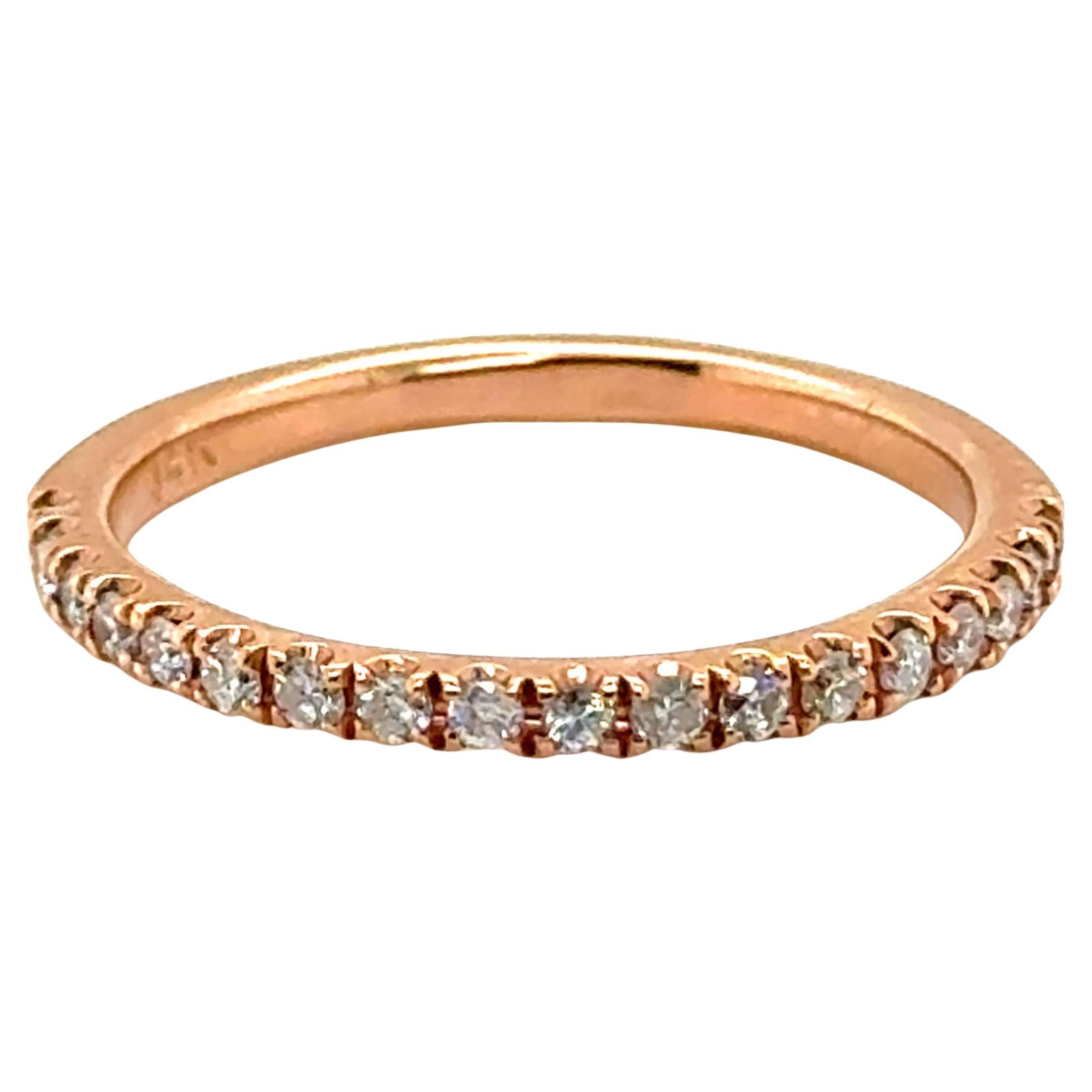 Brand New Diamond Wedding Ring Anniversary Band .25ct Mined 14K Rose Gold