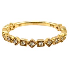 Brand New Diamond Wedding Ring Anniversary Band Mined D-F VS 14K Yellow Gold