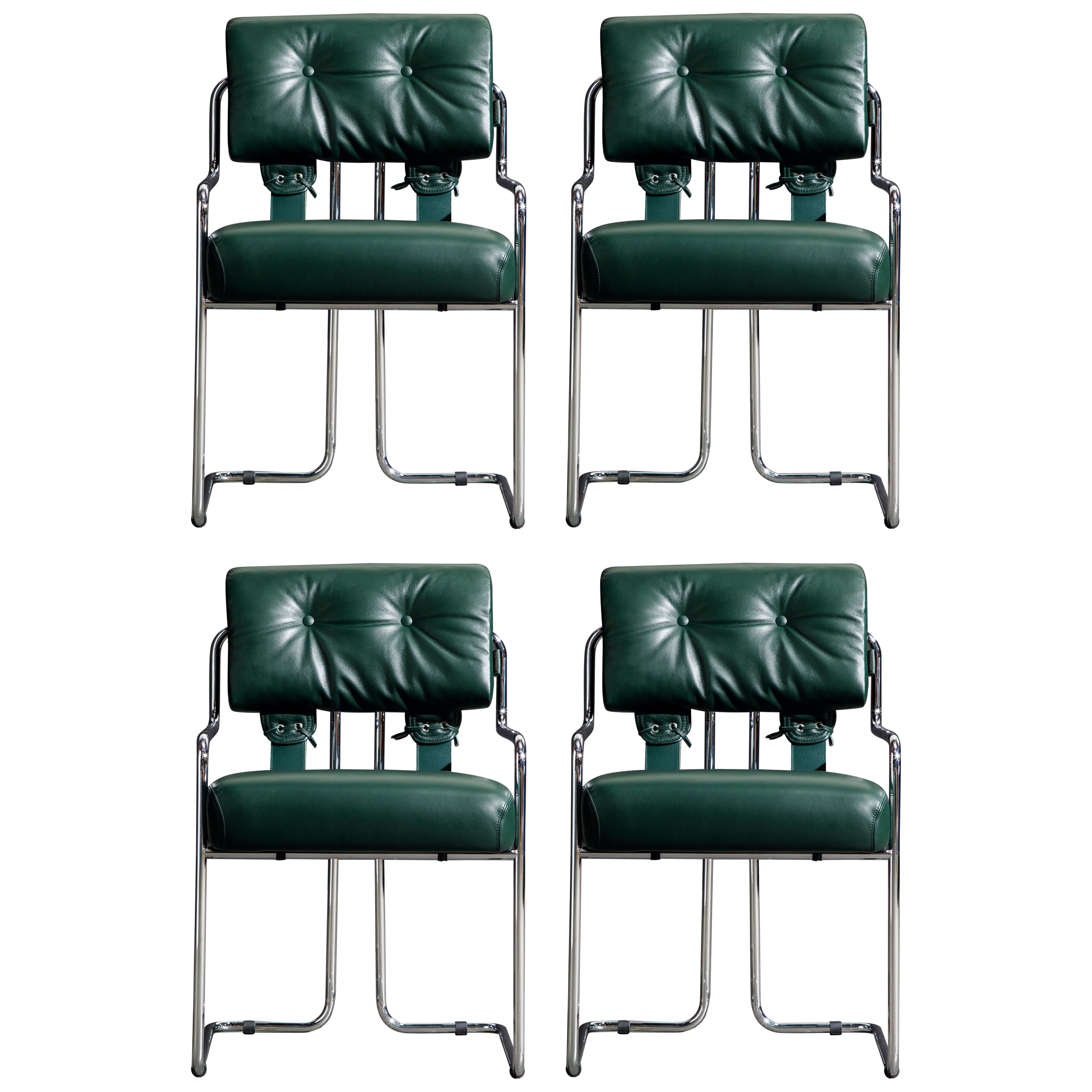 Chaises Tucroma de Guido Faleschini pour Mariani, neuves