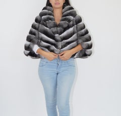 Brand new european chinchilla fur size M