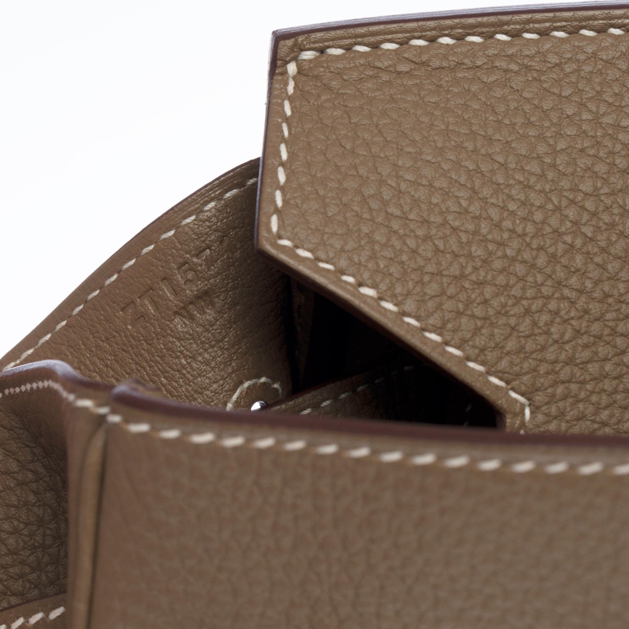Brand New -Full set-Hermès Birkin 35 handbag in étoupe Togo leather, GHW In New Condition In Paris, IDF