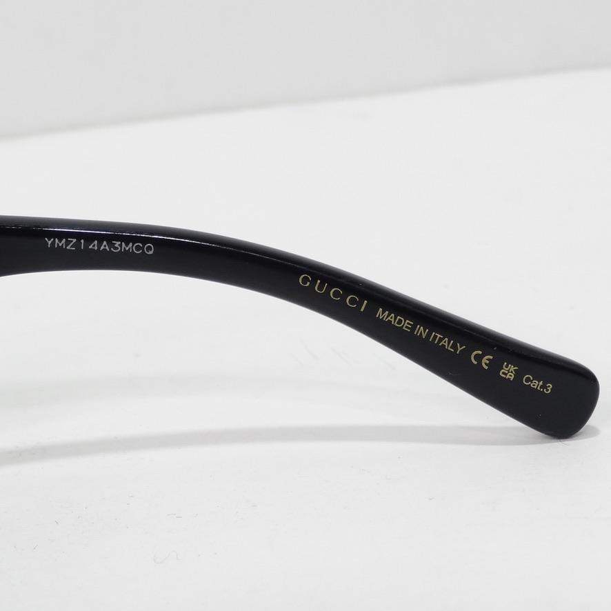 Brand New Gucci Monogram Lense Sunglasses In New Condition For Sale In Scottsdale, AZ