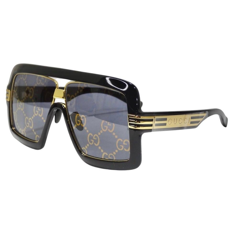 Brand New Gucci Monogram Lense Sunglasses For Sale