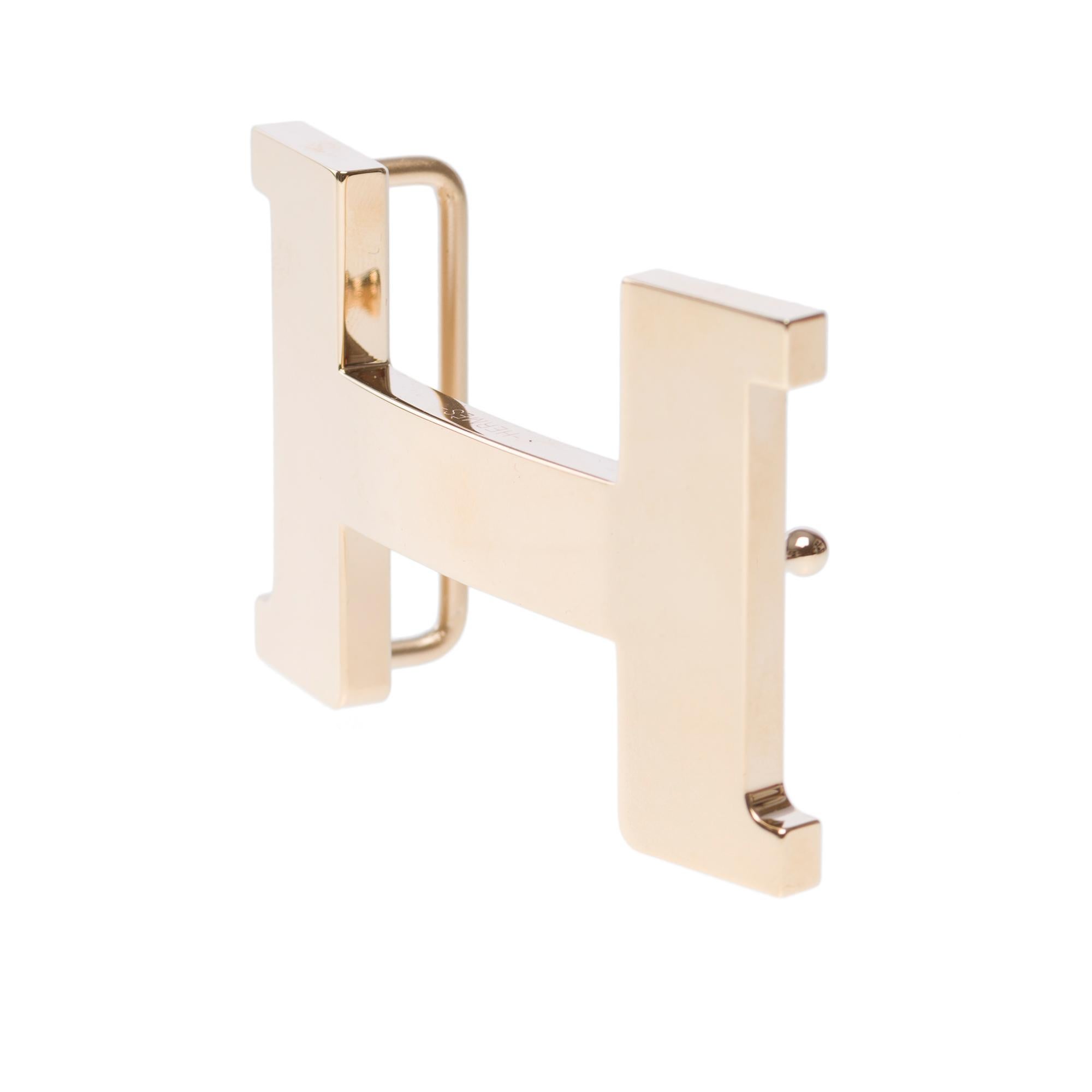 Brand new Hermes 2 GM 42 mm gold-plated metal buckle 1