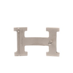 Brand new Hermes Belt Buckle model  "Constance" in Shiny Silver !