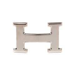 Brand new Hermes Belt Buckle model  "Constance" in Shiny Silver !
