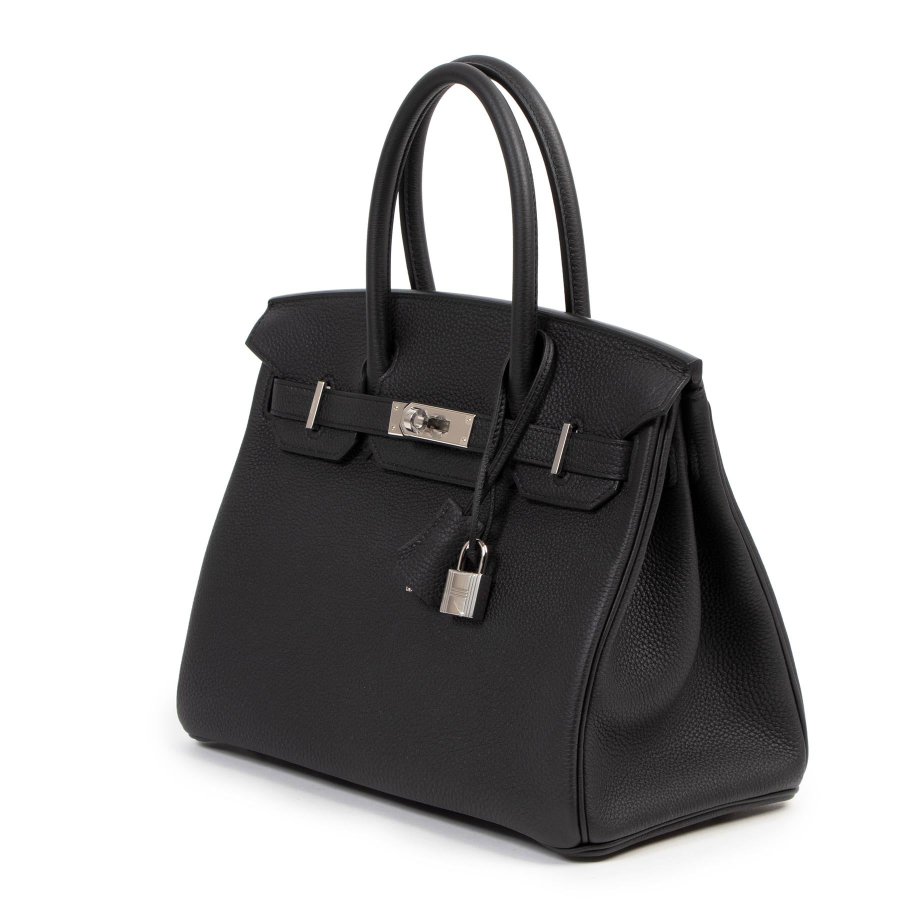 Brand New Hermès Birkin 30 Black Togo PHW In New Condition In Antwerp, BE