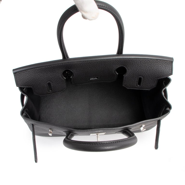 Brand New Hermès Birkin 30 Black Togo PHW at 1stDibs