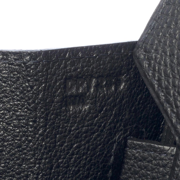 Hermes Birkin Handbag Black Togo with Gold Hardware 30 Black 2395411
