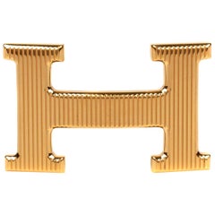 Brand New Hermes Calandre Buckle in Gold Metal (37mm) !