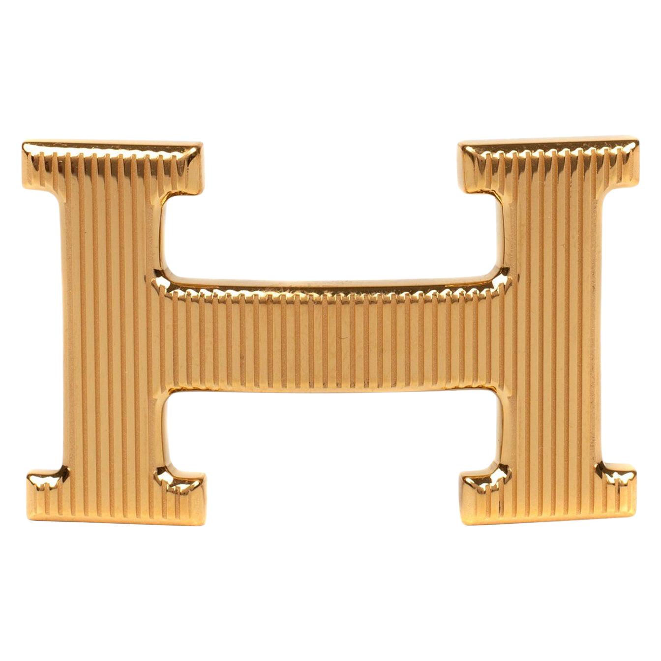 Brand new Hermes Calandre Gold Belt Buckle  !