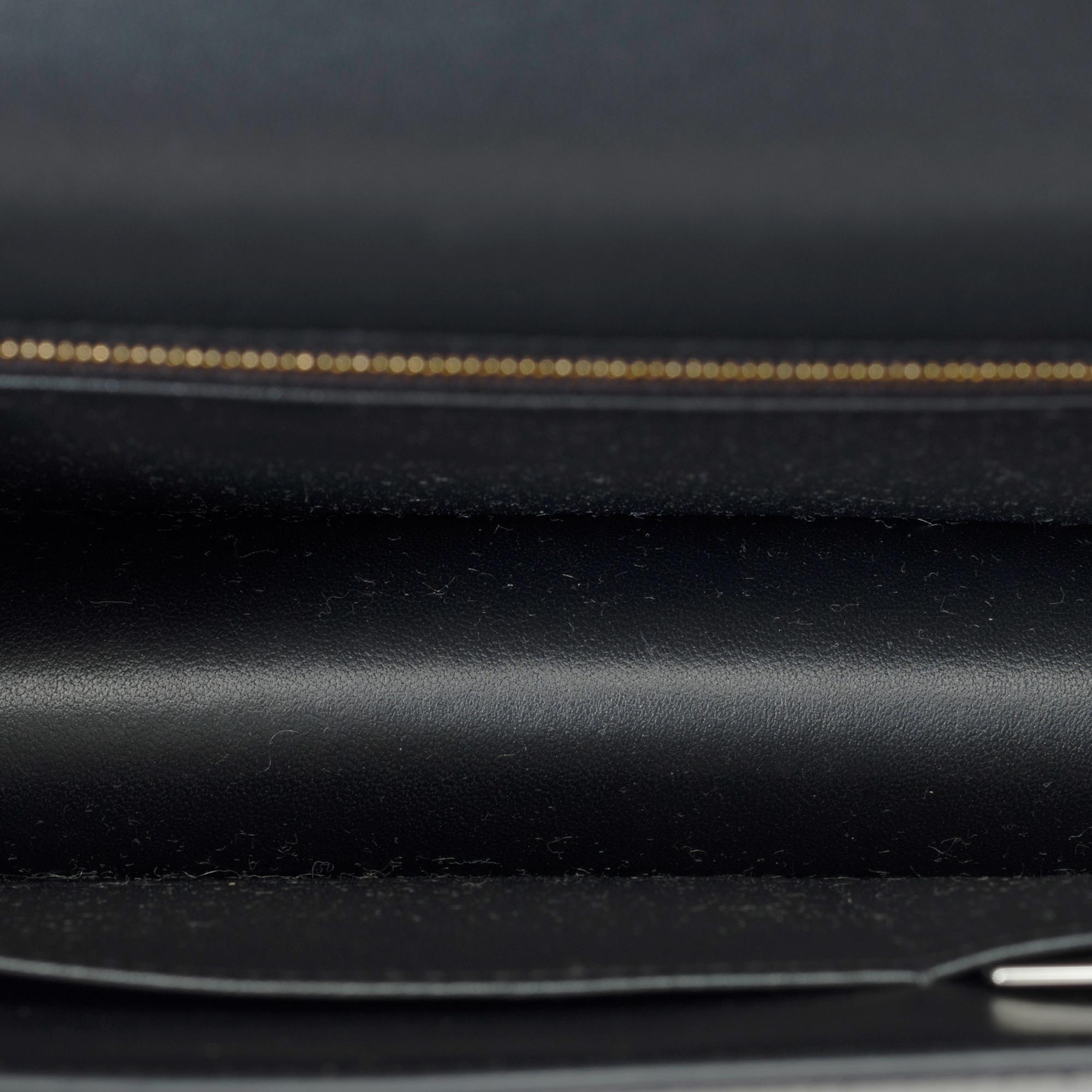 Brand New Hermès Constance 23 shoulder bag in Black Box Calf leather , GHW For Sale 5