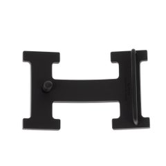 Brand new Hermes Constance 5382 in matt black PVD Belt Buckle !