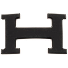 Brand new Hermes Constance 5382 in matt black PVD Belt Buckle !