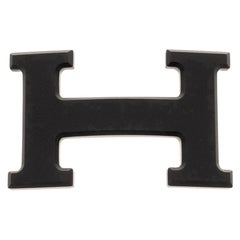 Brand new Hermes Constance 5382 in matt black PVD Belt Buckle !