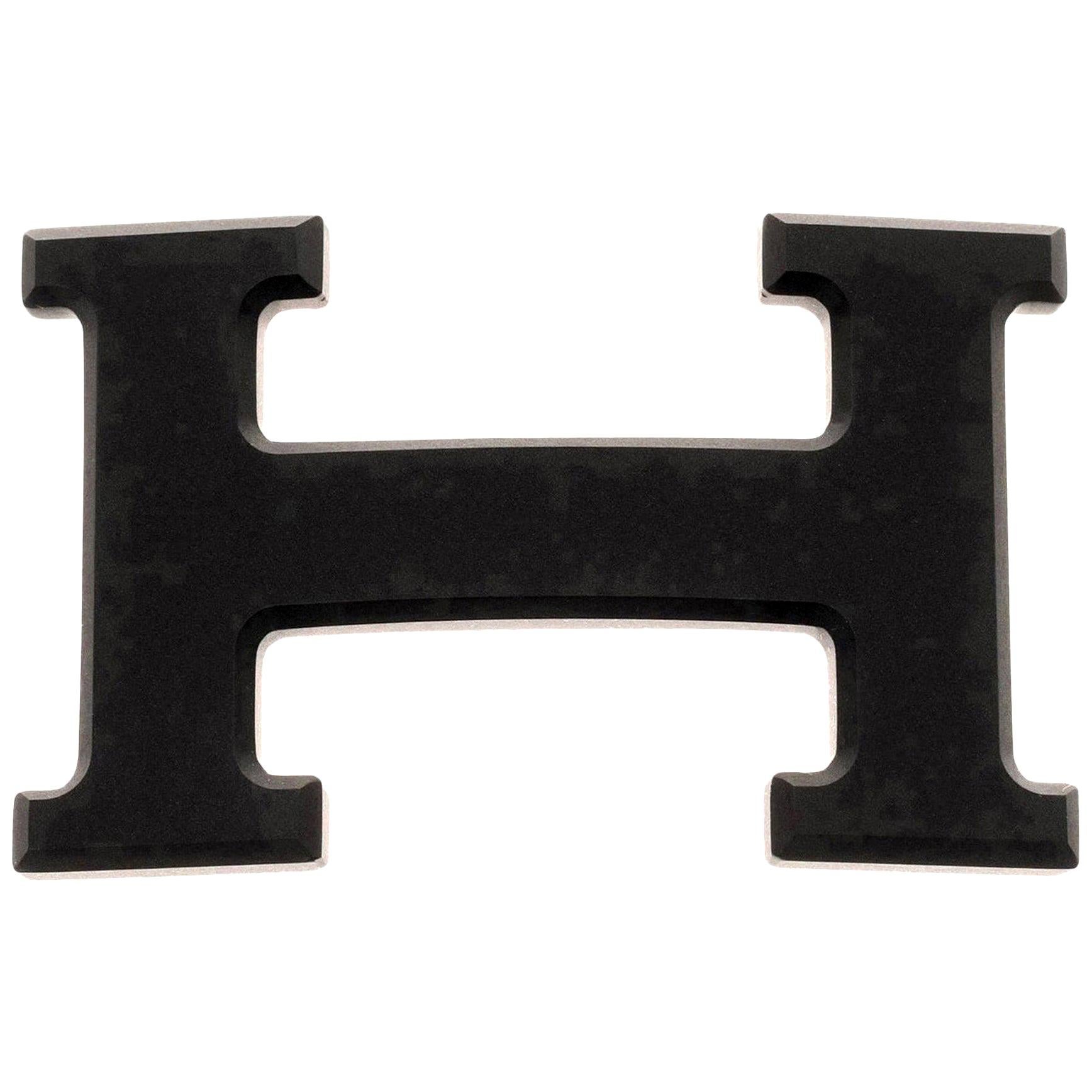 Nouvelle boucle de ceinture Hermès Constance 5382 en PVD noir mat !