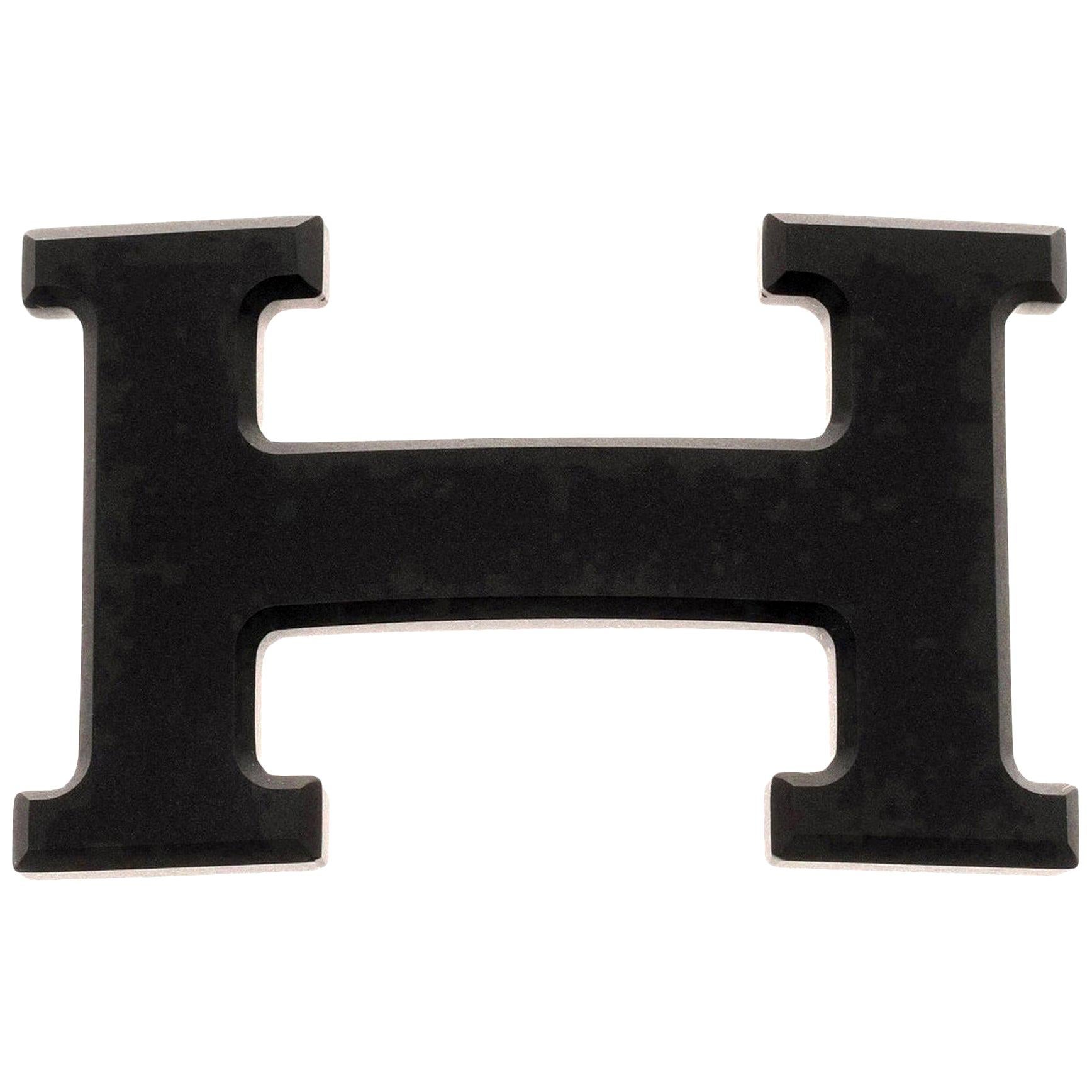 Brand new Hermes Constance 5382 in matt black PVD Belt Buckle !