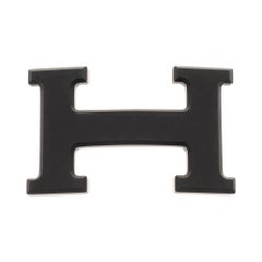 Brand new Hermes Constance 5382 in matt black PVD Belt Buckle !