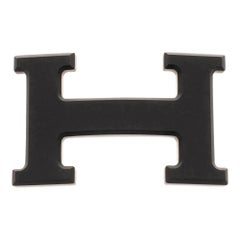 Brand new Hermes Constance 5382 in matt black PVD Belt Buckle !