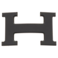 Brand new Hermes Constance 5382 in matt black PVD Belt Buckle !