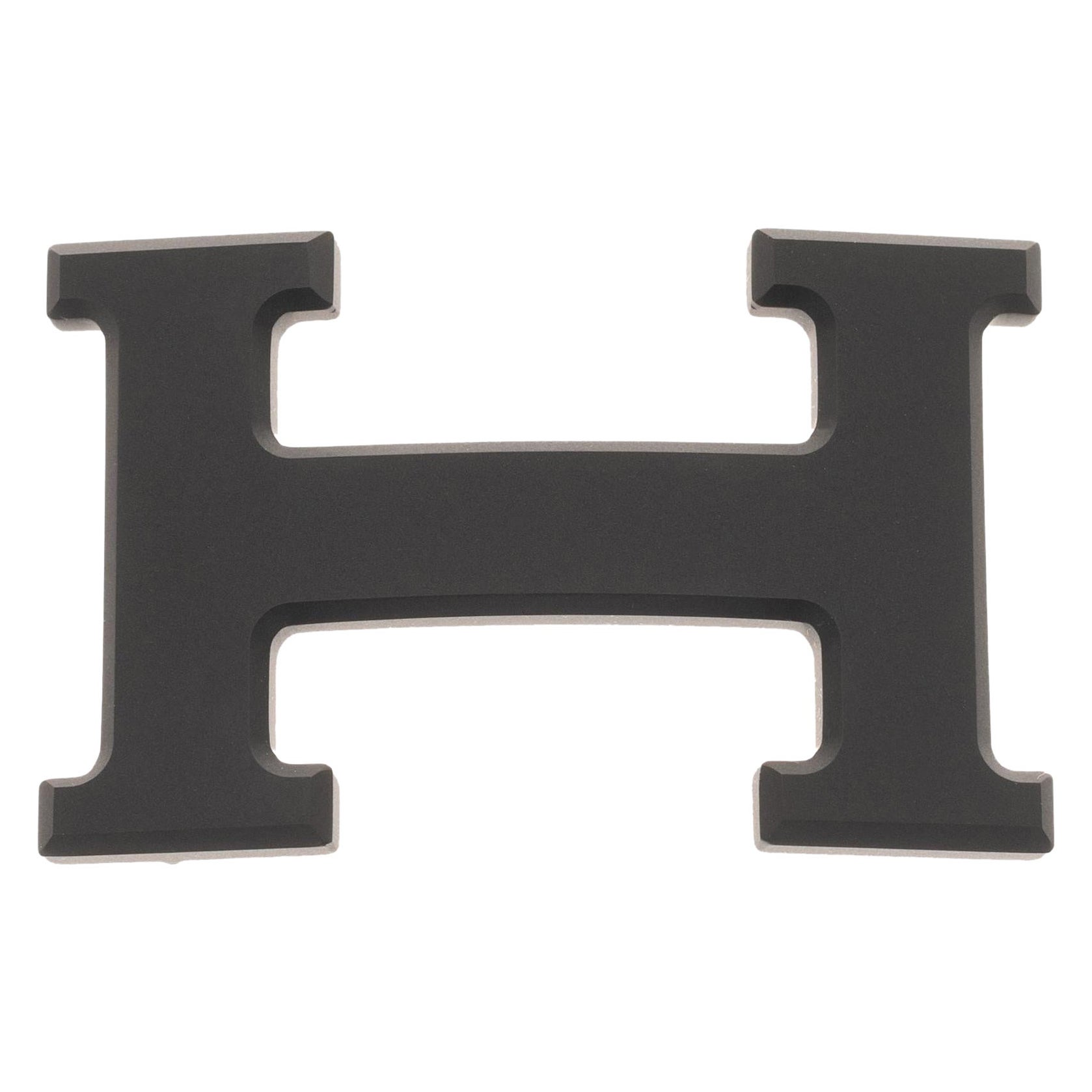 Brand new Hermes Constance 5382 in matt black PVD Belt Buckle ! For Sale