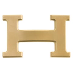 Brand new Hermes Constance 5382 in matt golden PVD Belt Buckle !