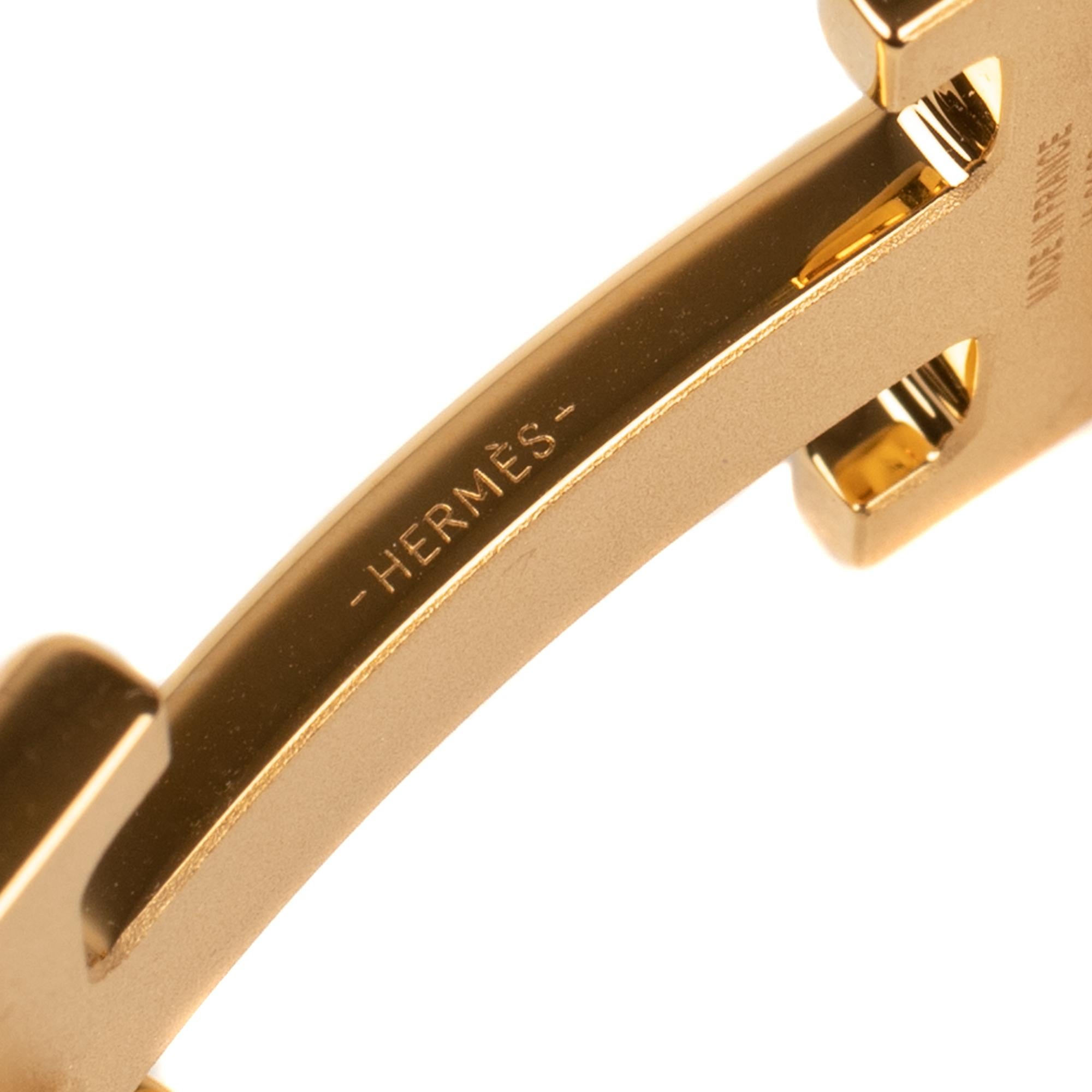 Brand new Hermes constance shiny Gold Belt Buckle ! 2