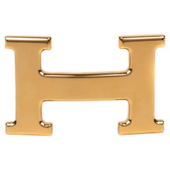 Brand new Hermes constance shiny Gold Belt Buckle !